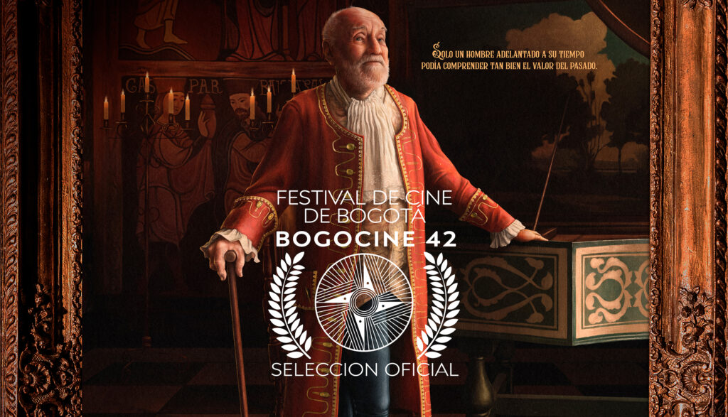 100% NACIONAL lança versão em espanhol do pôster de “O Cravista”, agora com o laurel do Festival de Cine de Bogotá (Bogocine)